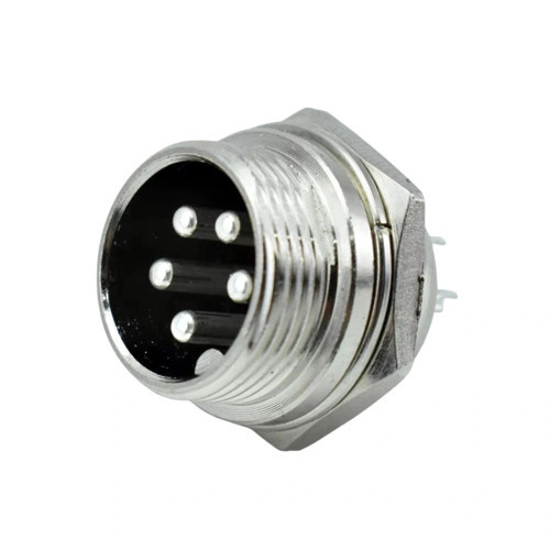 IC-261M 12mm Mayk Erkek Fiş Şase 5P Konnektör