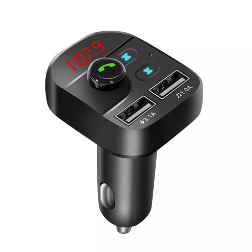 Araç Fm Transmitter Bluetooth 2xUSB Mp3 Çakmaklık Girişli DT-602