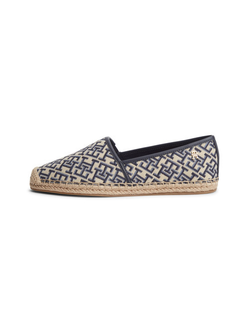 TH MONOGRAM JACQUARD ESPADRILLE