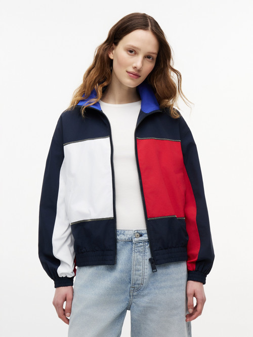 TJW FLAG HIGH NECK JACKET