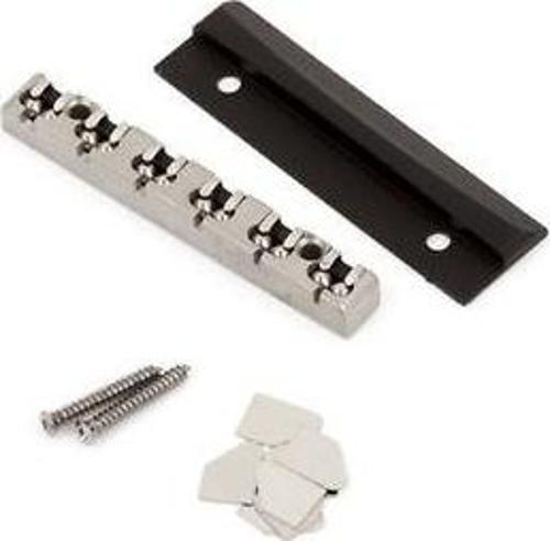 LSR Roller Nut Assembly Brushed Chrome Gitar Yedek Parça