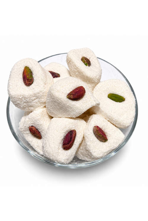 Lokum Antep Fıstıklı Beyaz 1 kg