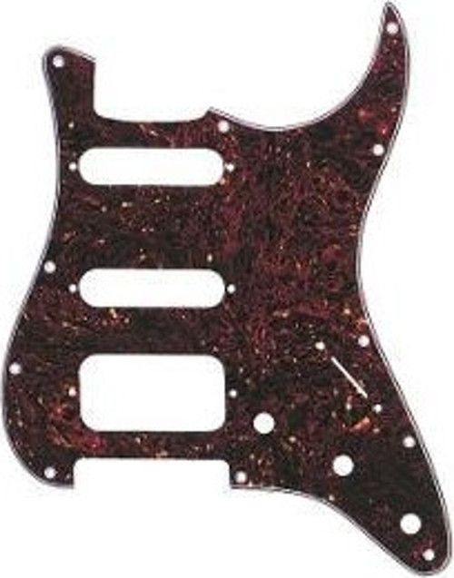 Stratocaster H/S/S 11-Hole Mount Tortoise Shell 4-Ply Pickguard