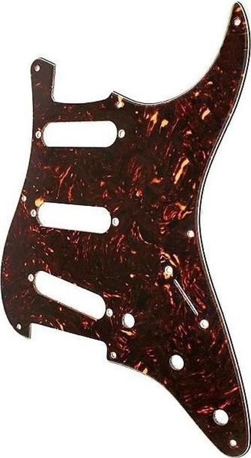 Stratocaster S/S/S 8-Hole Mount Tortoise Shell 4-Ply Pickguard