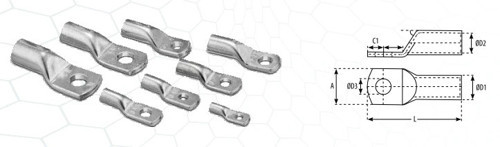 Ekonomik Kablo Pabucu SKP-E 16mm² M6 (500 Adet)