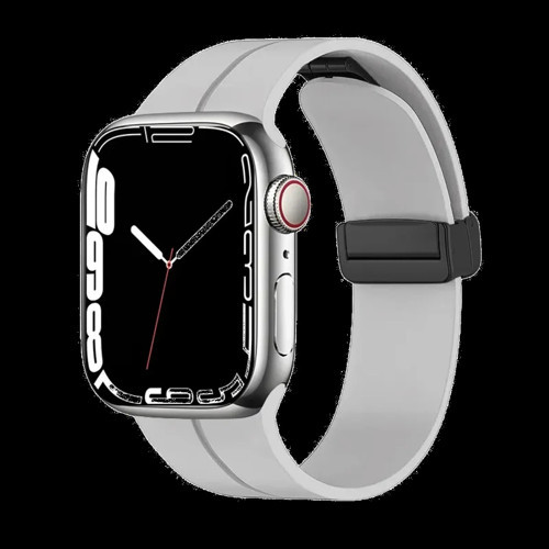 Apple Watch 42-44-45-49 mm Rubber Kayış Bej