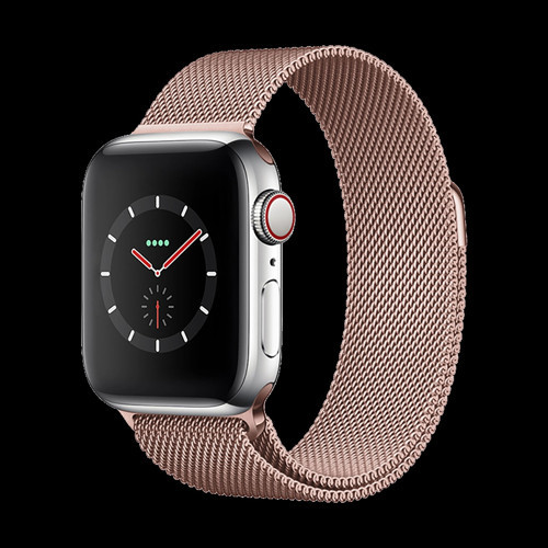 Apple Watch Metal Örgülü 42/44/45 mm Kayış Rose