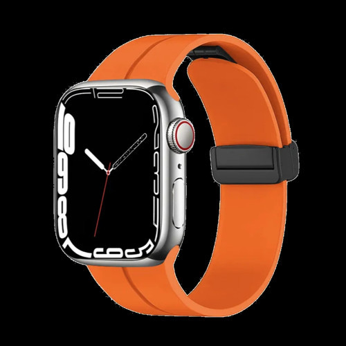 Apple Watch 42-44-45-49 mm Rubber Kayış Turuncu