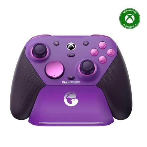 G7 Pro 3 Mod Kablolu TMR Sticks, Hall Effect Analog Controller Xbox Series X|S, Xbox One, Android ve Windows Purple Mor