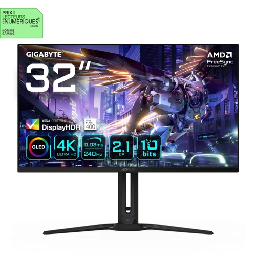 Aorus FO32U2P 31.5″ 4K UHD 0.03ms GTG 240 Hz OLED Pivot Gaming (Oyuncu) Monitör