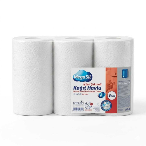 Havlu İçten Çekmeli Perforeli 4 Kg 6 Lı Mutfak Tipi