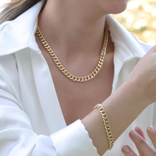 Gurmet Hallow Gold Kaplama Gümüş Set
