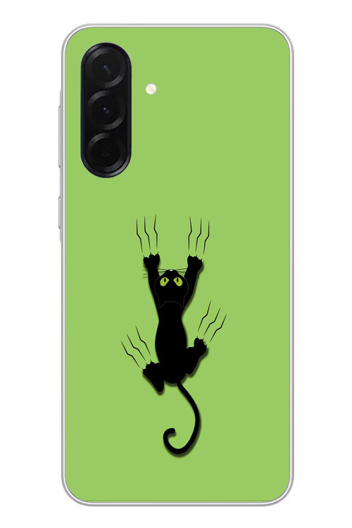 Samsung Galaxy A36 Uyumlu Tutunan Kedi Baskılı Silikon Kılıf