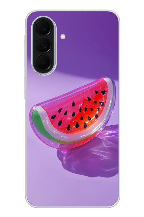 Samsung Galaxy A37 Uyumlu Karpuz Jelibon Baskılı Silikon Kılıf