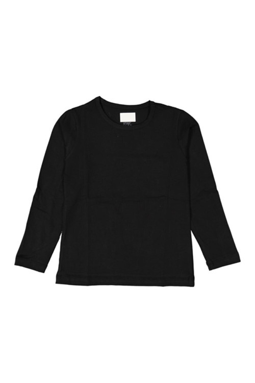Çocuk(kız &erkek) Bisiklet Yaka Uzun Kol Penye Body