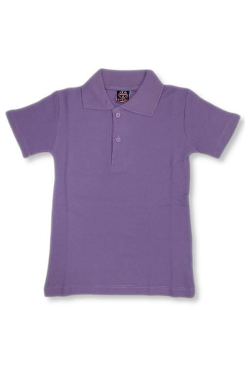 Unisex Çocuk Polo Yaka Kısa Kol Okul T-shirt
