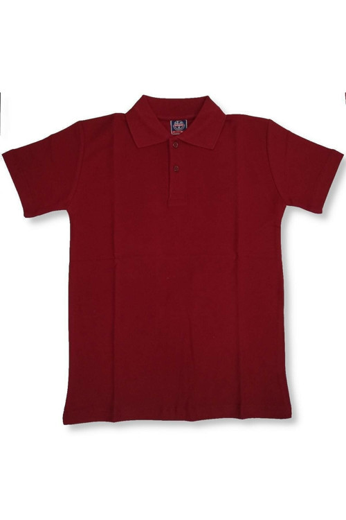 Unisex Çocuk Polo Yaka Kısa Kol Okul T-shirt