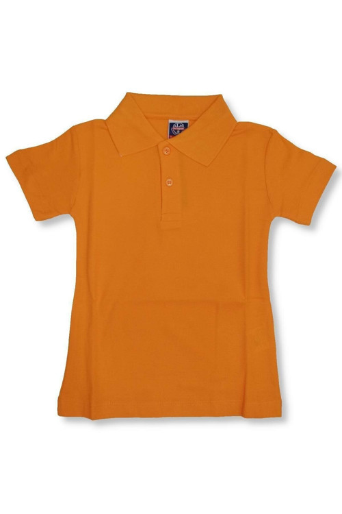 Unisex Çocuk Polo Yaka Kısa Kol Okul T-shirt