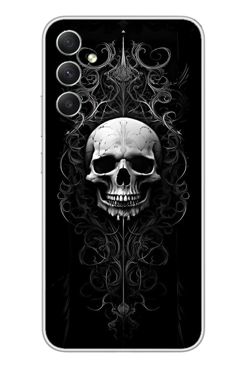Samsung Galaxy A34 Uyumlu Kuru Kafa Baskılı Silikon Kılıf