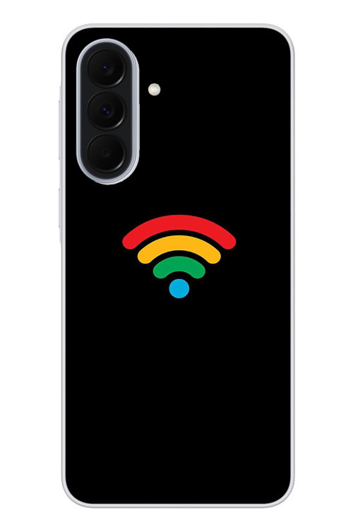 Samsung Galaxy A37 Uyumlu Wifi Simgesi Baskılı Silikon Kılıf