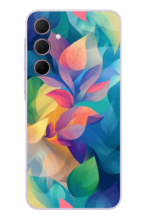 Samsung Galaxy A35 Uyumlu Yumuşak Dalgalı Baskılı Silikon Kılıf