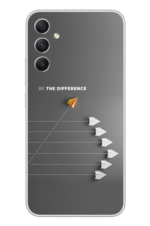 Samsung Galaxy A34 Uyumlu Be The Difference Baskılı Silikon Kılıf