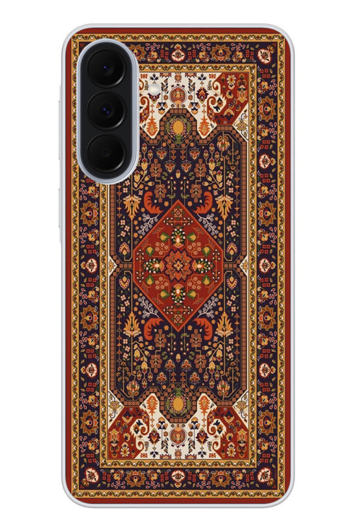 Samsung Galaxy A37 Uyumlu Anadolu Motif Halısı Baskılı Silikon Kılıf