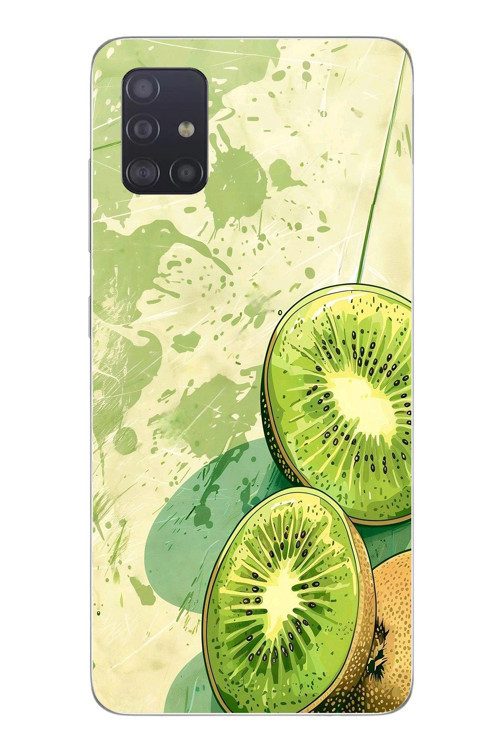 Samsung Galaxy A51 Uyumlu Kiviler Baskılı Silikon Kılıf
