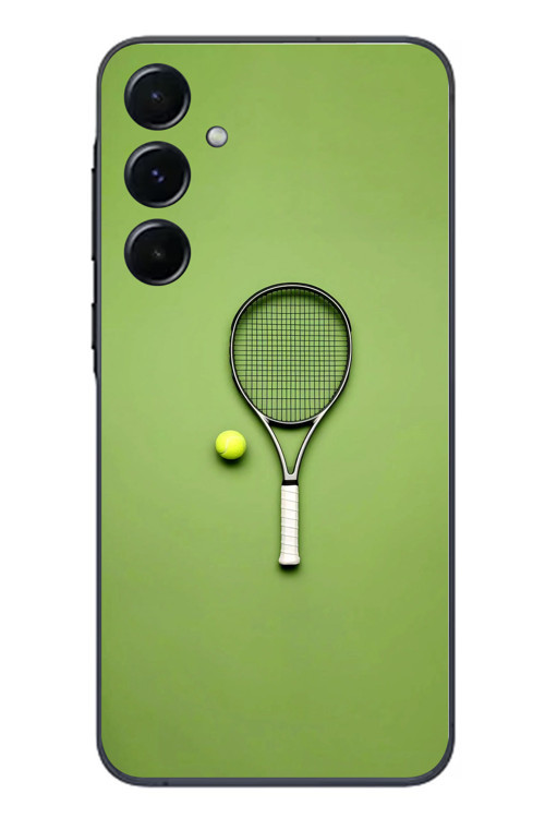 Samsung Galaxy A55 Uyumlu Tenis Raketi Baskılı Silikon Kılıf
