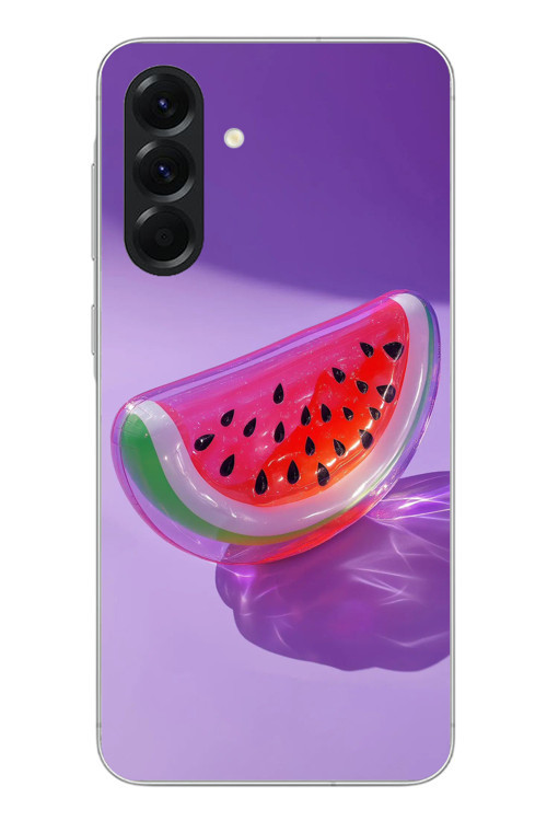 Samsung Galaxy A56 Uyumlu Karpuz Jelibon Baskılı Silikon Kılıf
