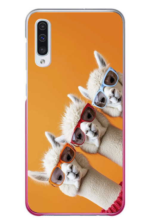 Samsung Galaxy A50 Uyumlu Lamalar Baskılı Silikon Kılıf