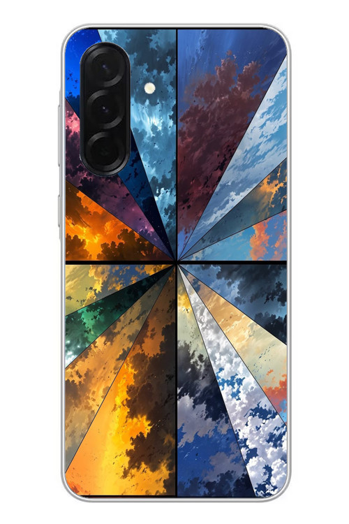 Samsung Galaxy A36 Uyumlu Mevsim Geçişleri Baskılı Silikon Kılıf