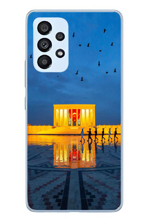 Samsung Galaxy A53 Uyumlu Anıtkabir Baskılı Silikon Kılıf