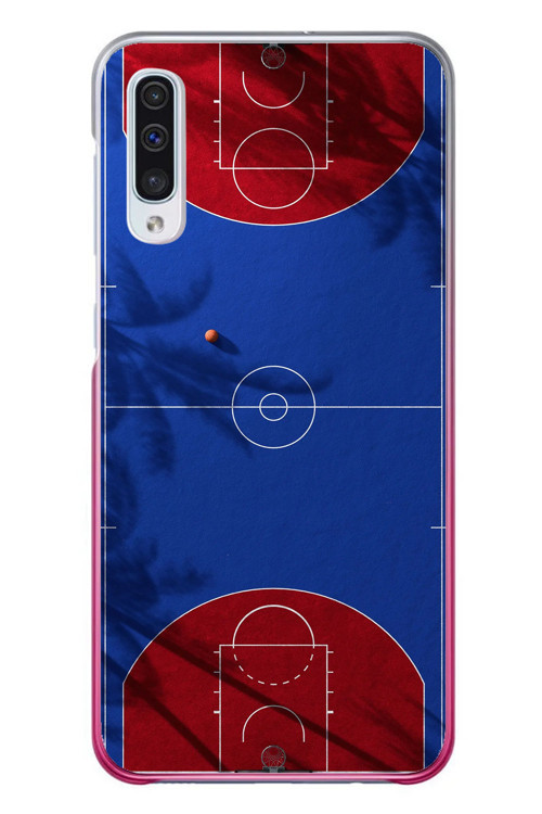 Samsung Galaxy A50 Uyumlu Basketbol Sahası Baskılı Silikon Kılıf