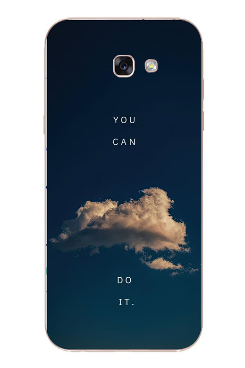 Samsung Galaxy A7 (2017) Uyumlu You Can Do İt Baskılı Silikon Kılıf