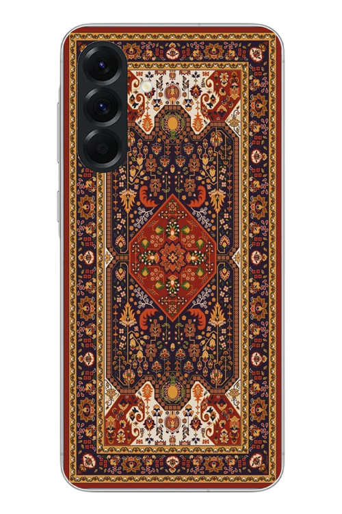 Samsung Galaxy A56 Uyumlu Anadolu Motif Halısı Baskılı Silikon Kılıf