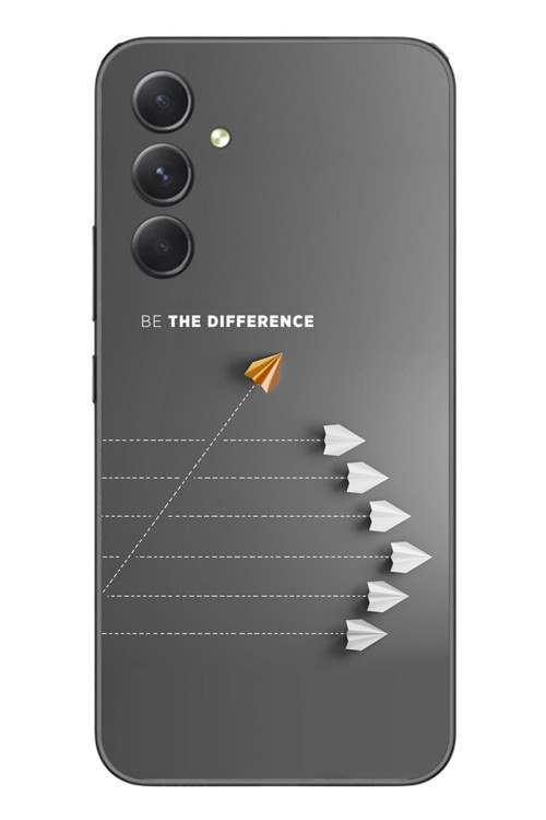 Samsung Galaxy A54 Uyumlu Be The Difference Baskılı Silikon Kılıf