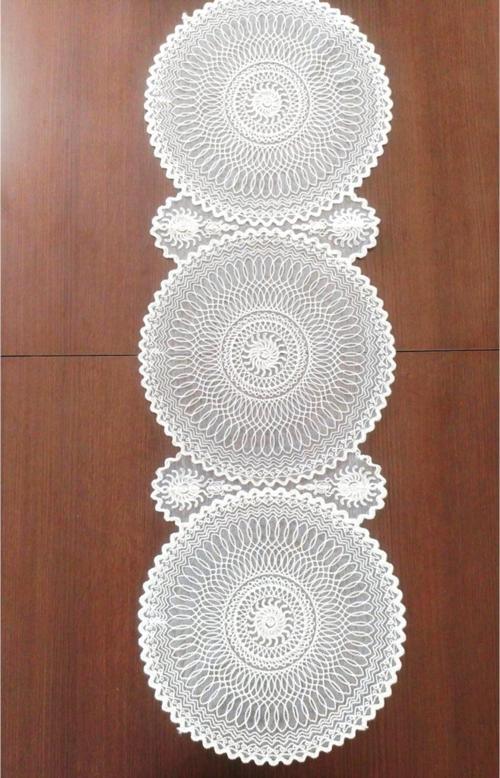 Runner Masa Örtüsü Amerikan Servis 37x115 Cm Beyaz