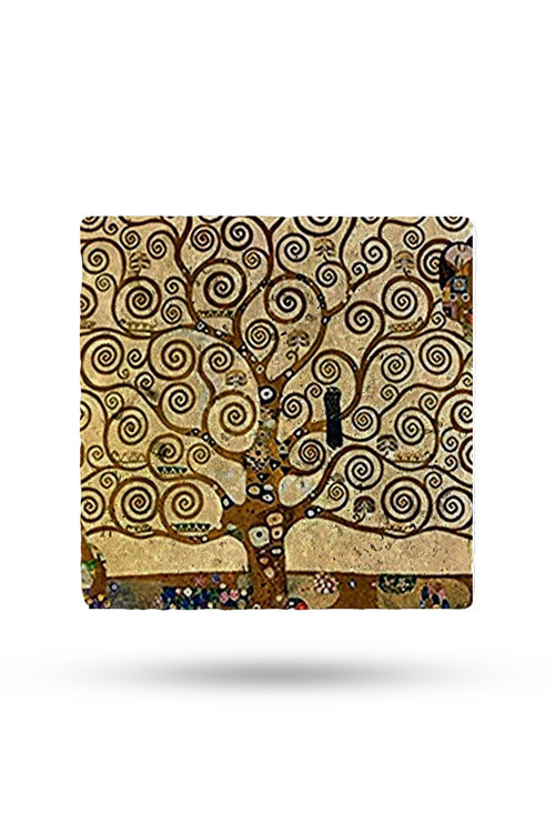 Doğal Taş Nihale 20x20cm Hayat Ağacı Baskılı Taş Nihale