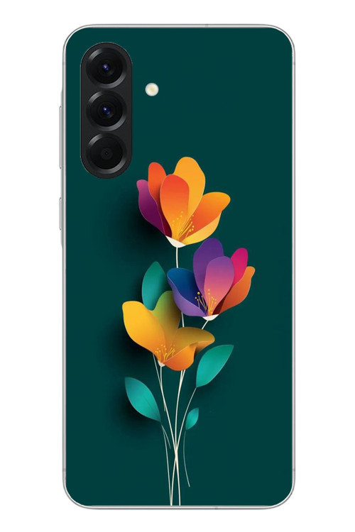 Samsung Galaxy A56 Uyumlu Modernizimin Çicekleri Baskılı Silikon Kılıf
