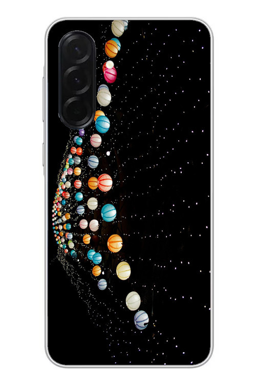 Samsung Galaxy A36 Uyumlu Gezegenlerin Dansı Baskılı Silikon Kılıf
