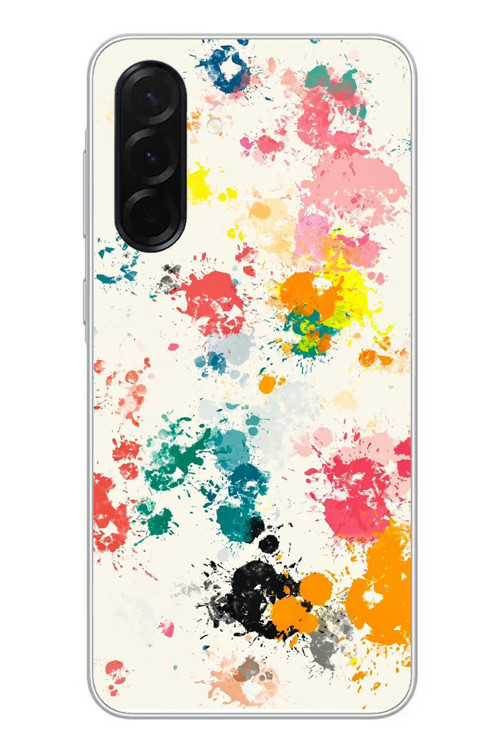 Samsung Galaxy A36 Uyumlu Renkli Boyalar Baskılı Silikon Kılıf