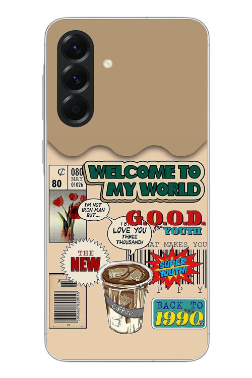 Samsung Galaxy A56 Uyumlu Doksanlar Gençliği Baskılı Silikon Kılıf