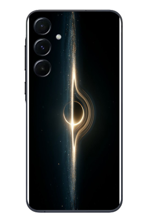 Samsung Galaxy A55 Uyumlu Galaksi Uzay Baskılı Silikon Kılıf