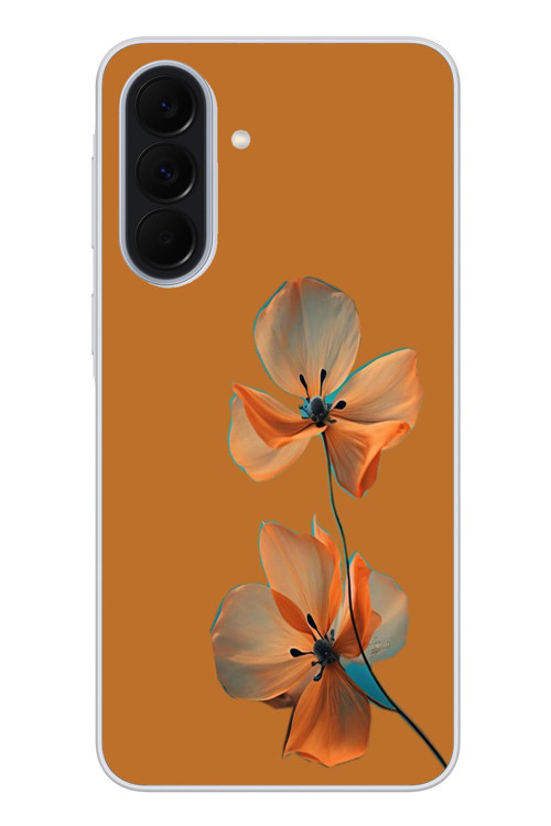 Samsung Galaxy A37 Uyumlu Hibüskus Çiçeği Baskılı Silikon Kılıf