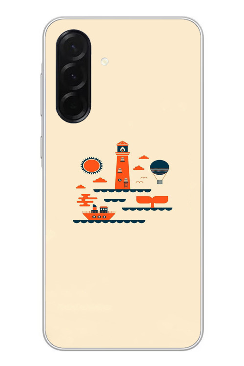 Samsung Galaxy A36 Uyumlu Sade Tatil Baskılı Silikon Kılıf