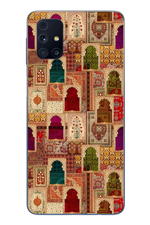 Samsung Galaxy M31s Uyumlu Seccadeler Baskılı Silikon Kılıf