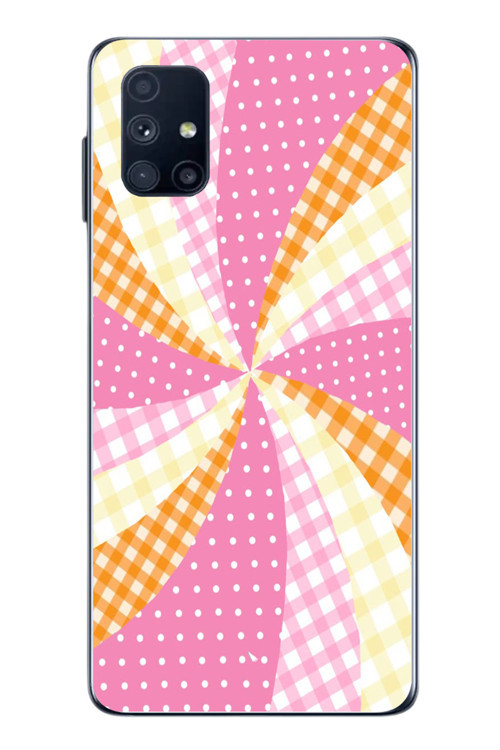 Samsung Galaxy M51 Uyumlu İz Düşümleri Baskılı Silikon Kılıf