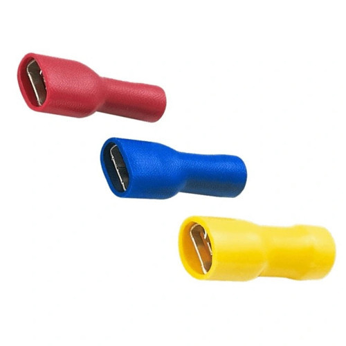 TPFD - 2488 1.5-2.5mm2 Tam İzoleli Dişi Faston Tip Kablo Ucu Mavi - 100 Adet
