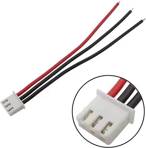 JST-XH 2.54mm 3 Pin 26AWG 20cm Tek Damarlı Dişi Bağlantı Kablosu